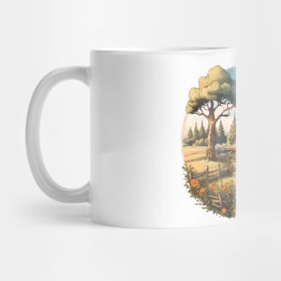 Tranquil Timber Dwelling Mug